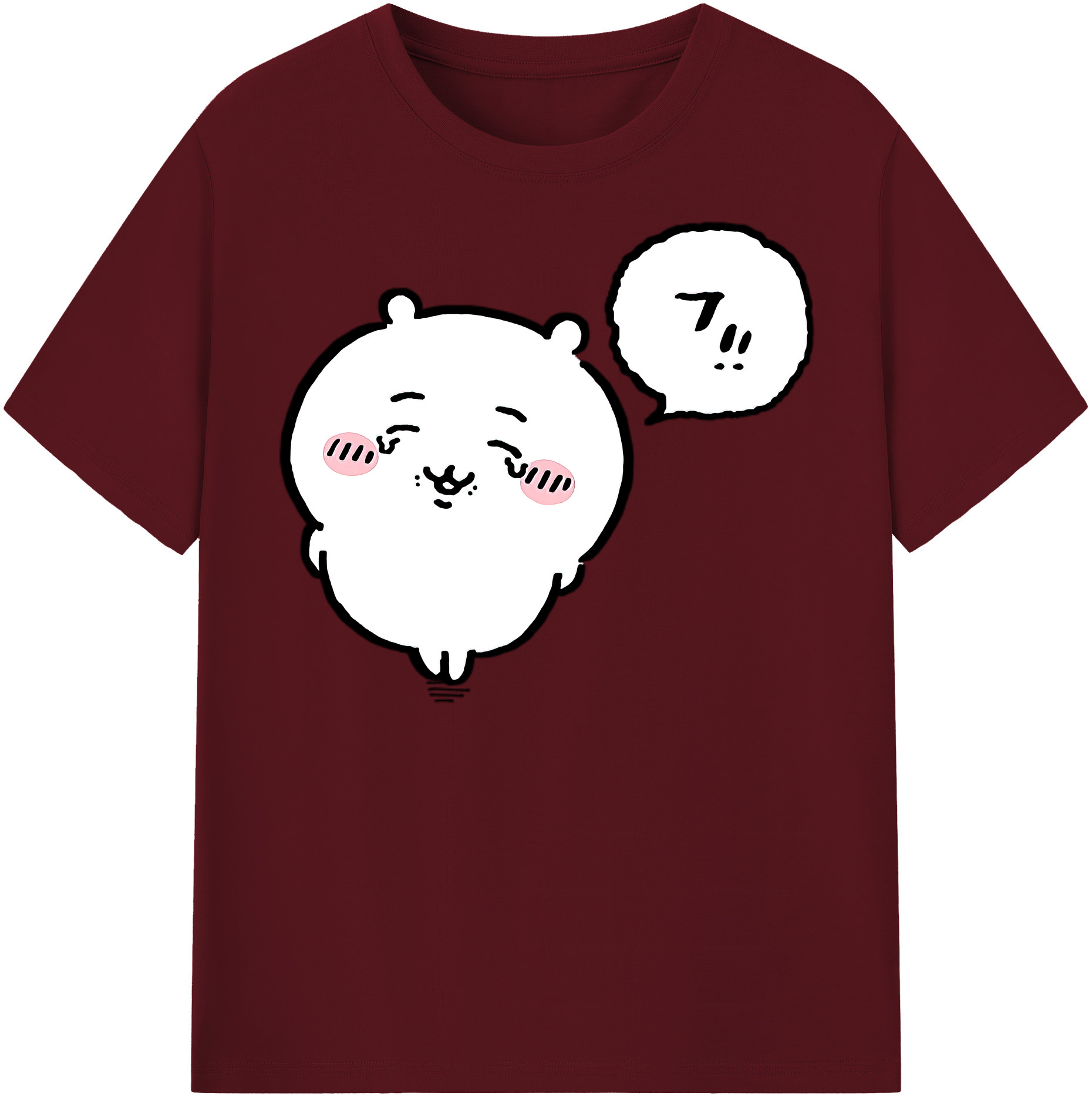 （画像用） ちいかわ ちいかわ Chii-kawa chiikawa 綿100％半袖Tシャツ（フロントプリント）